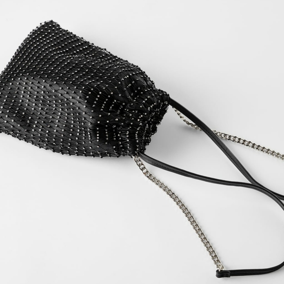 ZARA Sparkly & Shine Rhinestone Bag FINAL PRICE - Picture 2 of 8